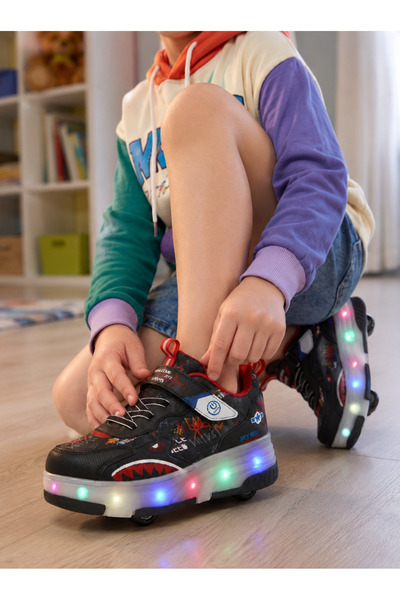 Walking PATENLİ IŞIKLI SPOR AYAKKABISI & TEKERLEKLİ SNEAKERS