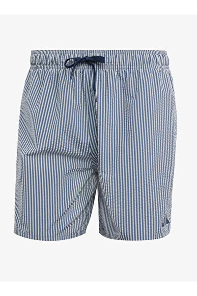 adidas JX2674 Seersucker Çizgili Mayo 5 inç Erkek Şort