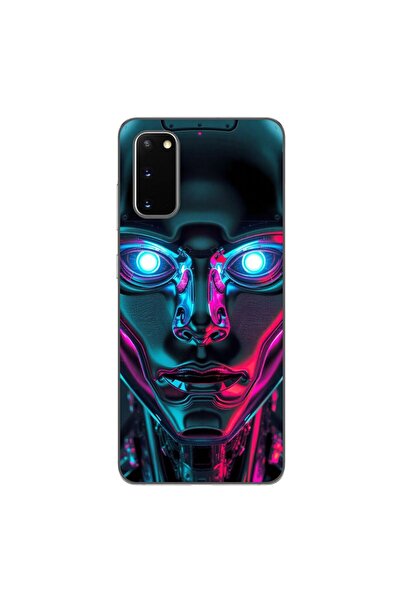 OEM Husa compatibila cu Samsung Galaxy S20 Silicon Gel Tpu Model Chrome Humanoid