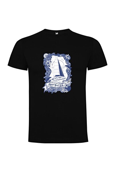 iLovePrints Inked Sailboat Adventure Tshirt