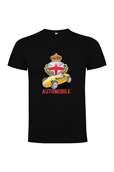 iLovePrints Royal Yellow Automobile Majesty Tshirt
