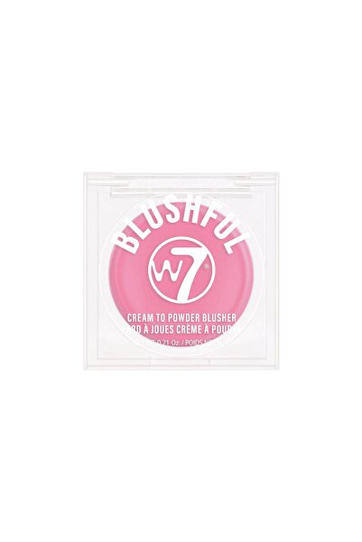 w7 BLUSHFULL CREAM TO POWDER BLUSH SASSY