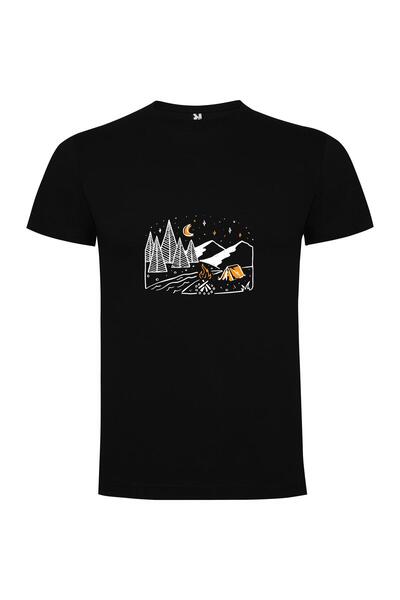 iLovePrints Nighttime Campfire Serenade Tshirt