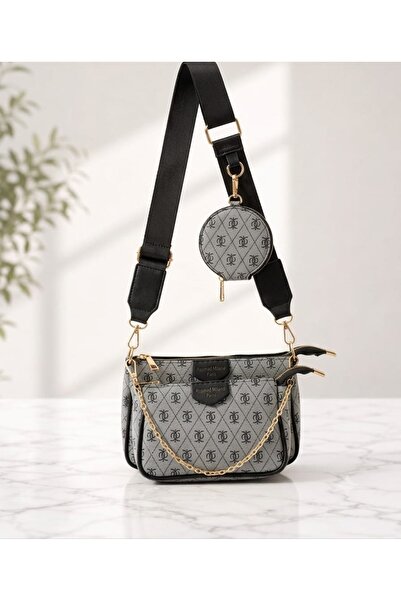 ZEES SHOP Kadın Çapraz Askılı 3'lü Set Omuz Çantası