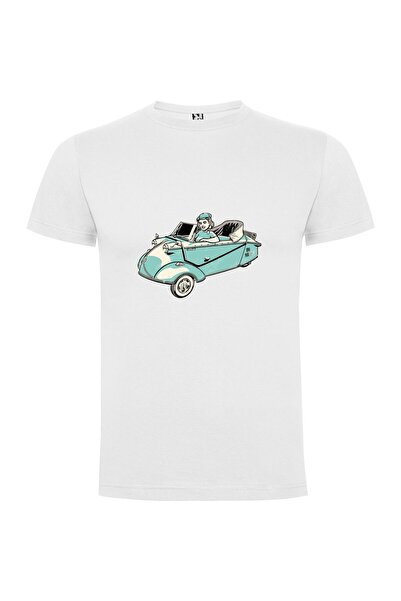 iLovePrints Driving Retro Charm Tshirt