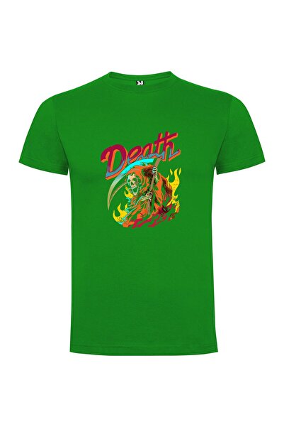 iLovePrints Flaming Death Scooter Tshirt