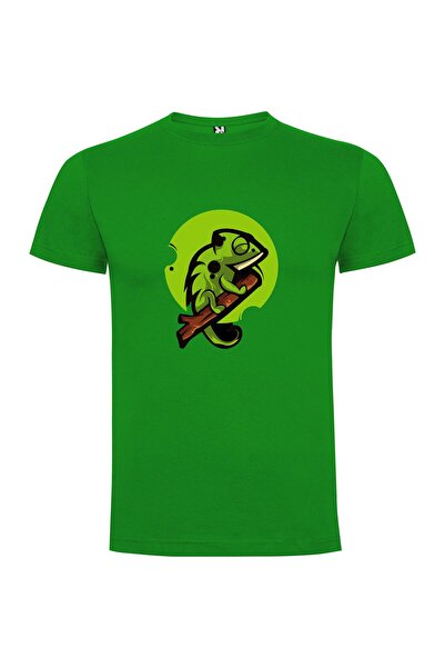 iLovePrints Chameleon King's Perch Tshirt