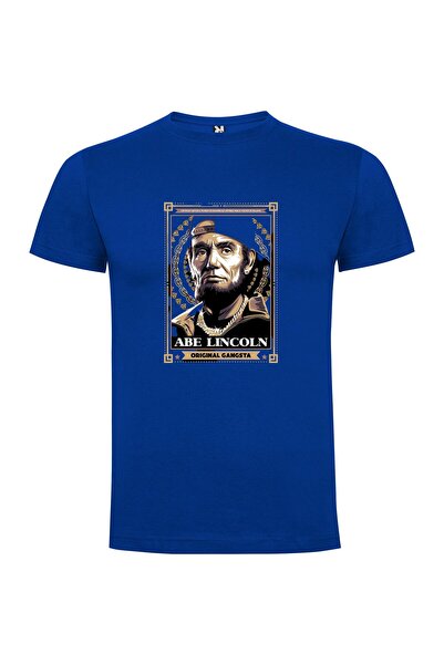 iLovePrints Cigar-Man Lincoln Portrait Tshirt