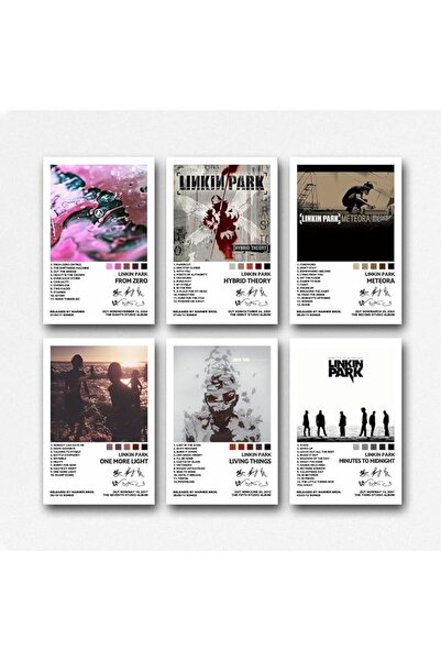 ESSESORIES Linkin Park Rock Band Music Album Poster Wall Art Room Decor Self ...