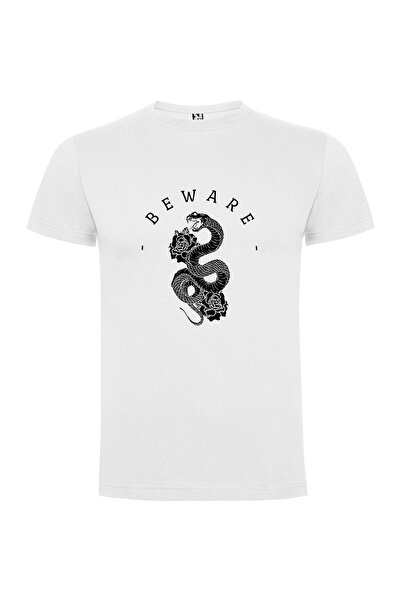 iLovePrints Half-Human Serpentine Image Tshirt