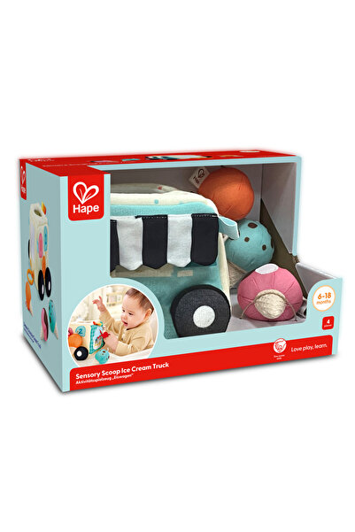 Hape Jucarie senzoriala - Masina de inghetata varsta 1 an+,6 luni+