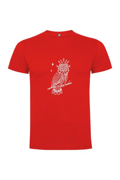 iLovePrints Crowned Owl Majesty Tshirt