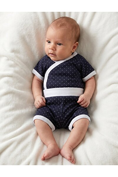MiniKids Set baby-summer 2 piese bleumarin-buline