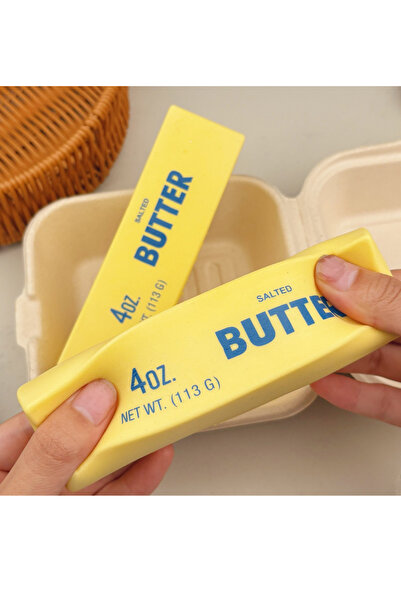 UĞURDAN Butter Sukuşi Stres Oyuncağı Tereyağ Squishy Yumuşak Sıkma Oyuncağı S...