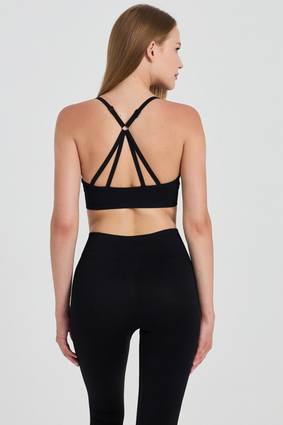 CLOSSHE Kadın Yüksek Bel Push Up Toparlayıcı Dikişsiz Seamless Spor Taytı Yog...