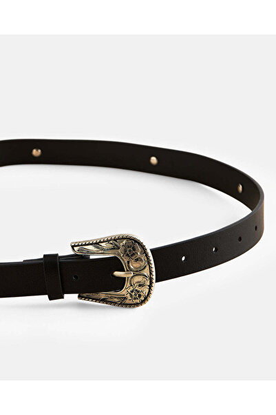REDTAG Women Black Embellished Belt