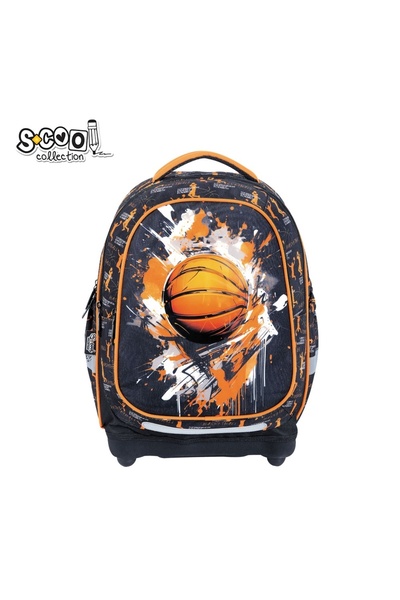 Roben Ghiozdan anatomic BASKETBALL - S-COOL, 39x33x18 cm
