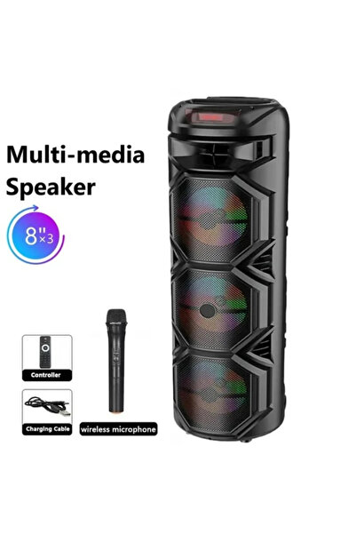 OEM Boxă Portabilă Profesională ZQS-8301 – 120W PMPO, Bluetooth 5.0, Karaoke ...