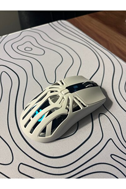 AYMESTORE RGB Gaming Mouse Ultra Hafif Petek Tasarım 10000 DPI Tri Mode Bluet...