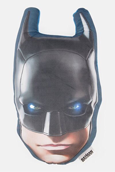 Marvel Batman Shaped Pillow With Light Up 26 x 35 H cm, Blue