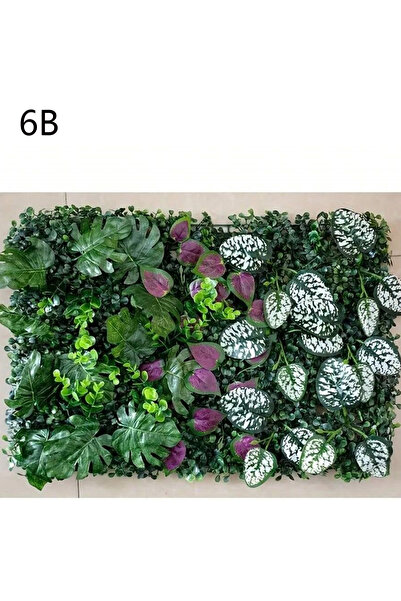 Choice3 ألواح جدارية خضراء اصطناعية 6B، ديكور عشب الغابة الاصطناعي للمنزل وال...