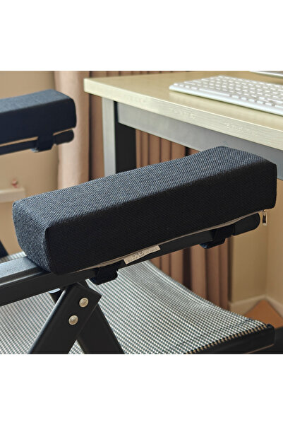 Choice 1pc black 5cm Black Cotton-Linen style Foam Elbow Pillow Chair Armrest...