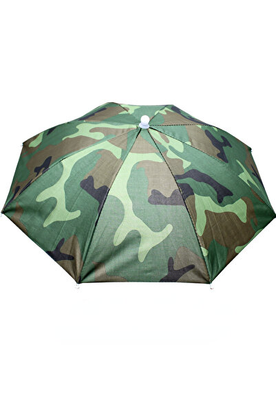 Choice5 camouflage 1PC Foldable Umbrella Hat Cap Headwear for Fishing Hiking ...