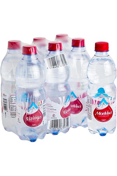 MONVISO Liquid Sparkling Natural Mineral Water - 500ml X 6