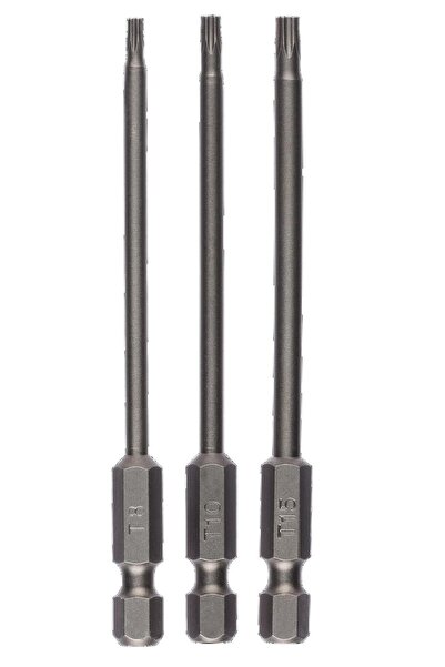 Bosch Torx Bits Ucu Seti T8 / T10 / T15 x 89 mm 3'lü 2609255971