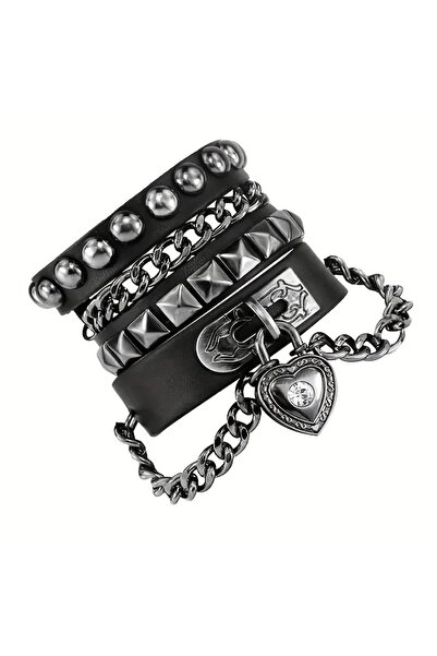 Choice Style 1 Fashion punk style PU leather bracelet bracelets bracelets mus...