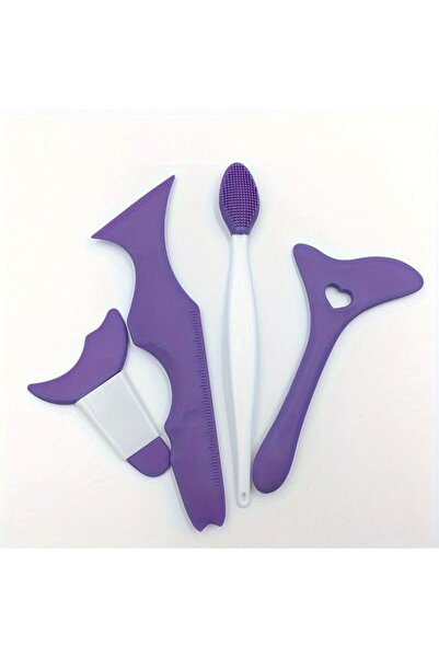 Choice A0266-4PCS Violet 3pcs Beauty Eyeliner Multifunctional Silicone Eyelas...