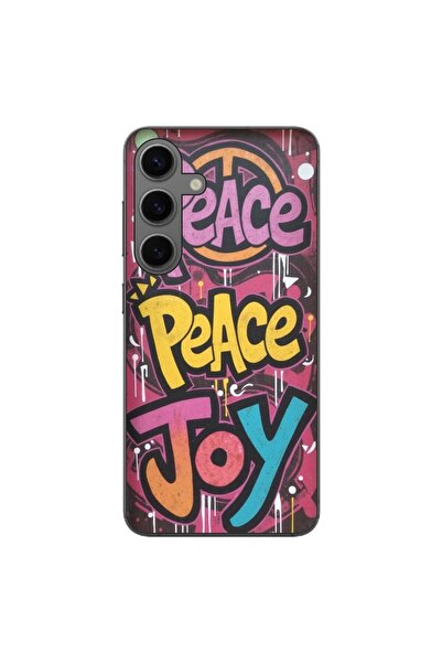 OEM Husa compatibila cu Samsung Galaxy S24 FE Silicon Gel Tpu Model Peace and...