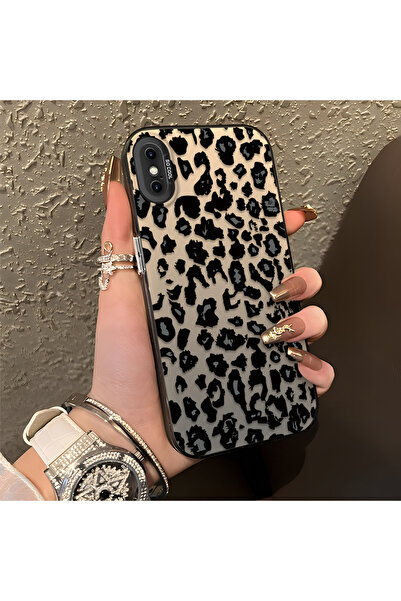 ARTISHELL iPhone X/XS Uyumlu Hafif lüks leopar desenli, şık ve dayanıklı tele...