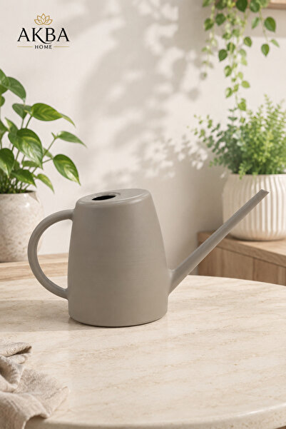 AKBA HOME Bahçe Sulama Ibriği Çiçek Sulama Ibriği 1,7 Litre Kahve Renk