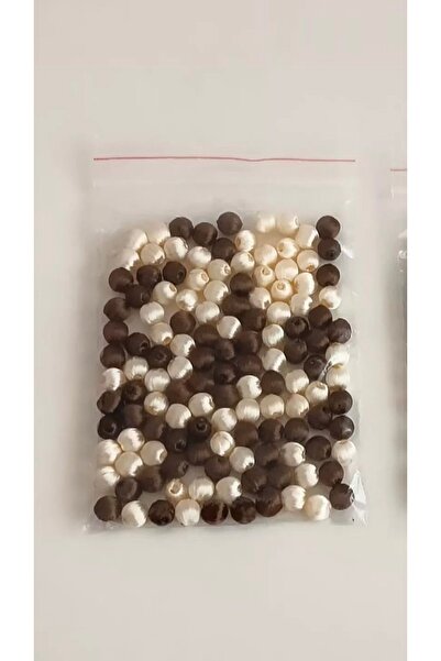 Kahverengi krem kiraz boncuğu