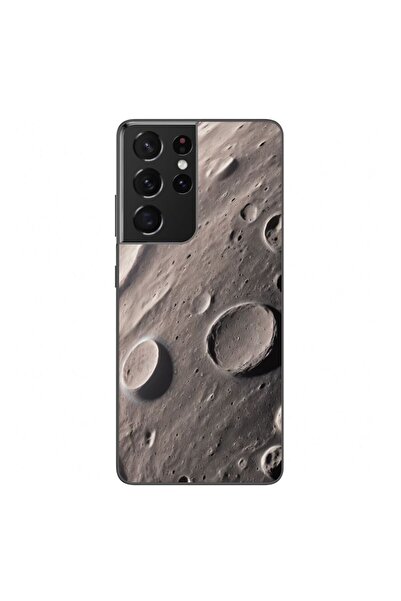 OEM Husa compatibila cu Samsung Galaxy S21 Ultra Silicon Gel Tpu Model Moon S...
