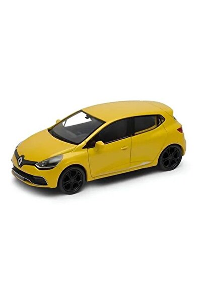 JPT Renault Clio RS 1:34 Diecast Model Car Yellow no box