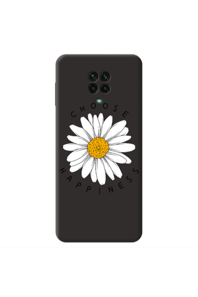 Other Xiaomi Redmi Note 9 Pro Chose Happines Black Colored Silicone TPU Θήκη
