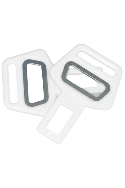 MEGAHAWK Soda Bottle Opener Safety Belt Buckle Upgrade Device White 2 Pieces