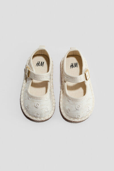 H&M Keten Karışımlı Mary Janes