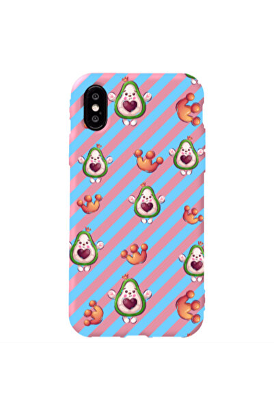 Other Apple iPhone Xs king avocado Pink Colored Silicone TPU Θήκη