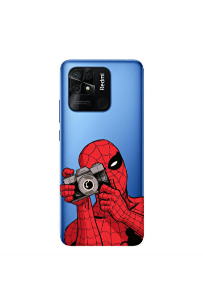 Other Xiaomi Redmi 10C Spiderman take picture Transparent Silicone TPU Θήκη