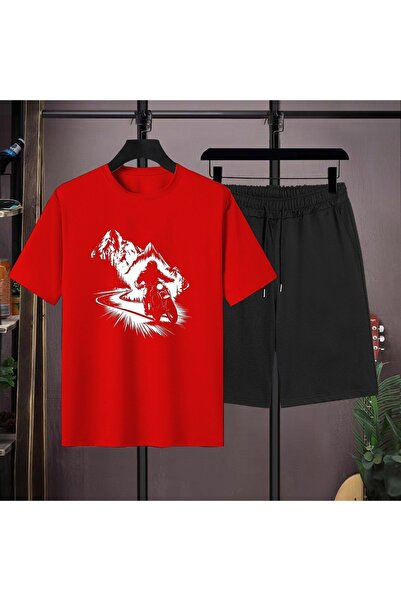 ZEMLİYA Sara Unisex Oversize Shorts Set Short Sleeve T-Shirt Comfortable Fit ...