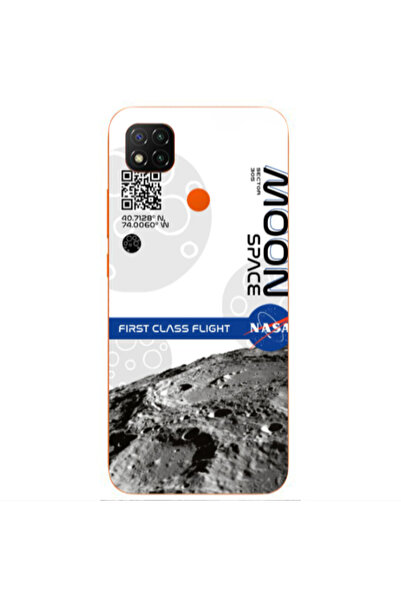 Other Xiaomi Redmi 9c Moon Space Transparent Silicone TPU Θήκη