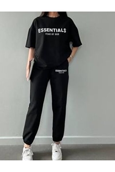 ZEMLİYA Sara Unisex Oversize Shorts Set Short Sleeve T-Shirt Comfortable Fit ...
