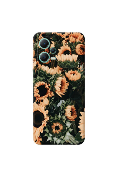 Other Xiaomi Redmi Note 12 Pro Plus 5G Sunflowers Transparent Silicone TPU Θήκη