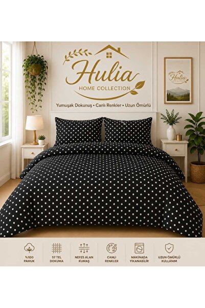 hulia home Ranforce Elastic Sheet Bedding Set Double Size Cotton Soft Texture...