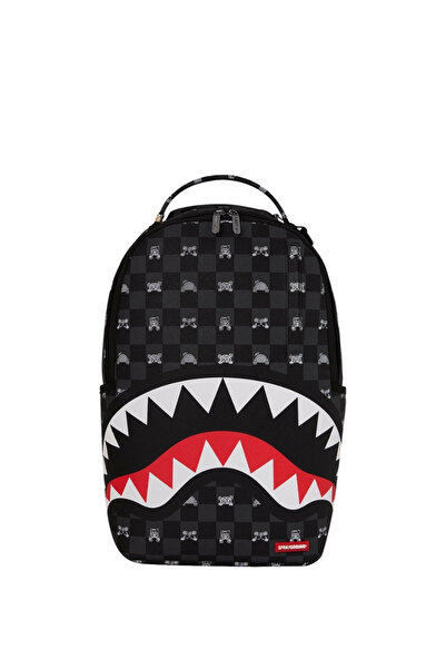 Sprayground ®   Γκρι Σακίδιο Πλάτης με Σχέδιο Χαρακτήρα που Κρυφοκοιτάζει Dlx...
