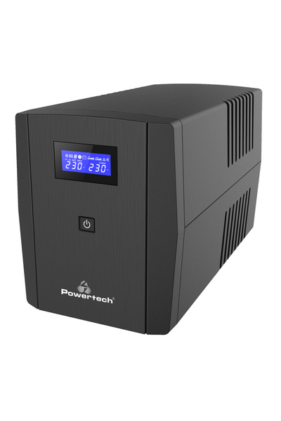 POWERTECH UPS Line Interactive PT-1298 με οθόνη, 2200VA, 1320W, 4x Schuko, 2x...