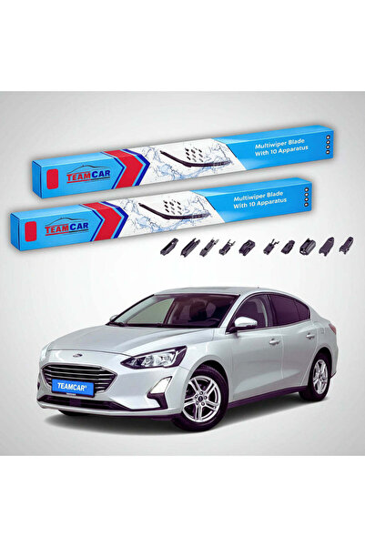 TEAMCAR Wiper Blades Ford Focus IV Liftback 2018-2024 | Front Set Flat Premiu...